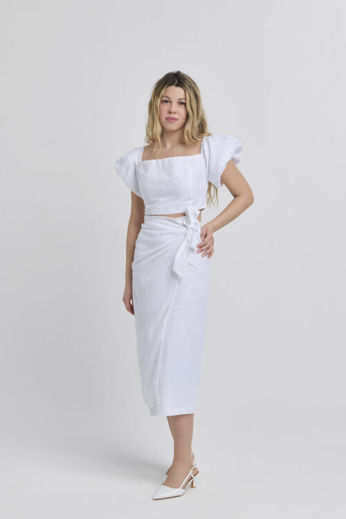 Isabella in white